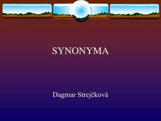 synonyma