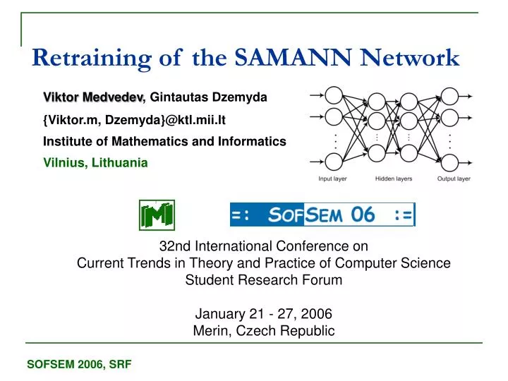 retraining of the samann network