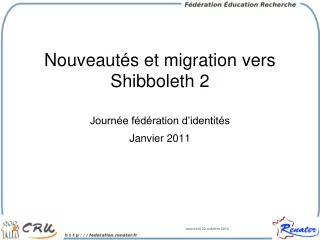 journ e f d ration d identit s janvier 2011