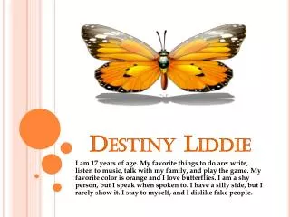 Destiny Liddie