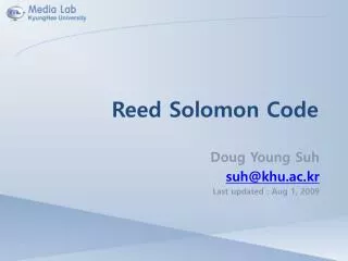 Reed Solomon Code