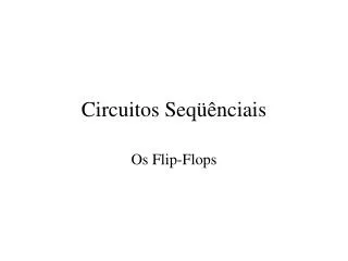 circuitos seq nciais