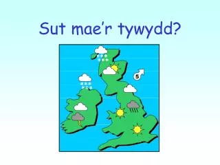 sut mae r tywydd