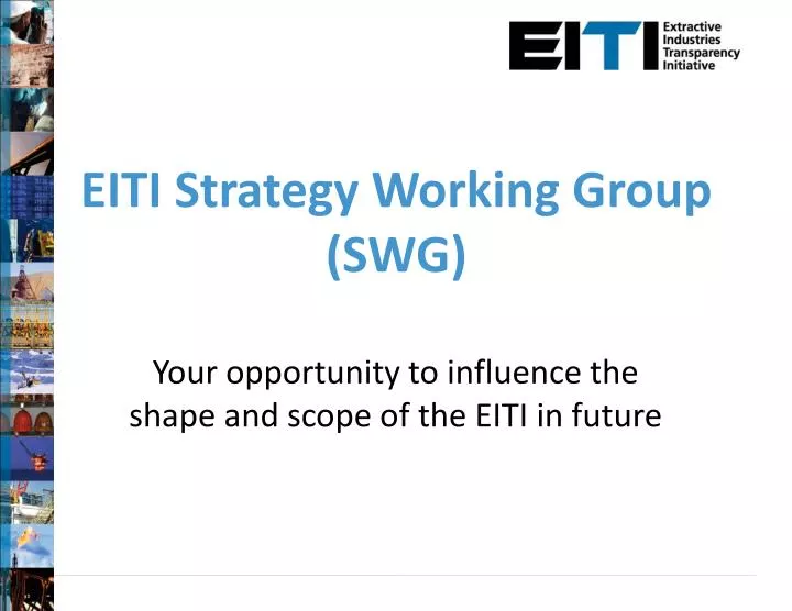 eiti strategy working group swg