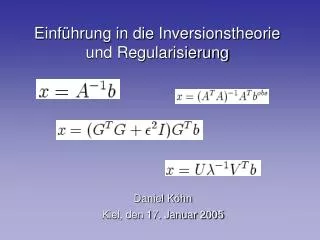 daniel k hn kiel den 17 januar 2005