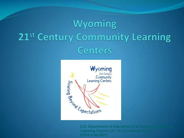 wyoming 21 st century community learning centers