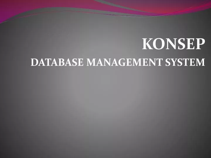 konsep database management system
