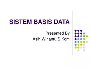 sistem basis data