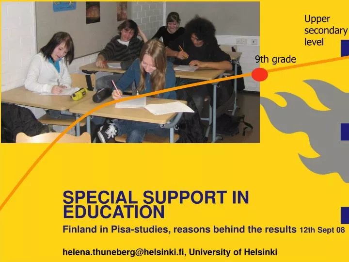 special support in education finland in pisa studies reasons behind the results 12th sept 08