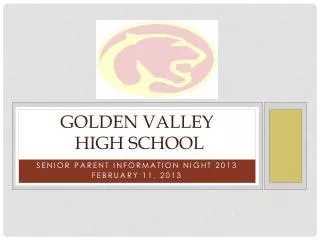 Golden valley high school
