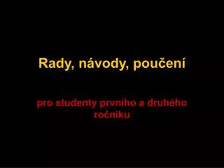 rady n vody pou en