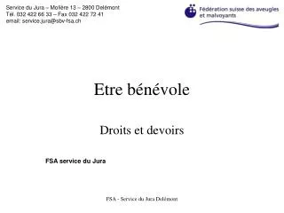 etre b n vole