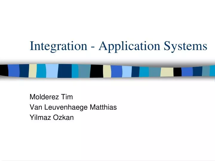 integration application systems