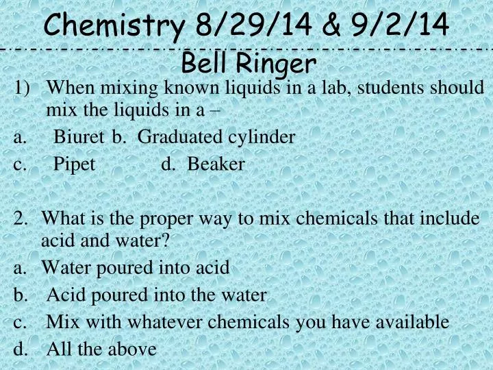 chemistry 8 29 14 9 2 14