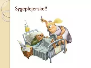 sygeplejerske