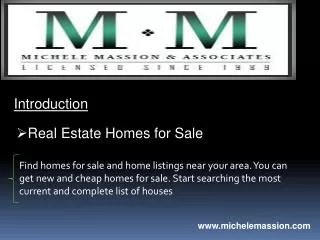 Real Estate Homes for Sale