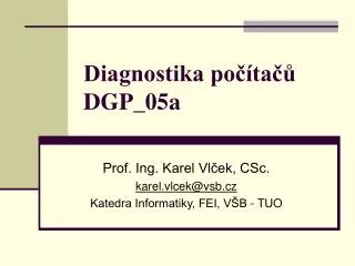 diagnostika po ta dgp 05a