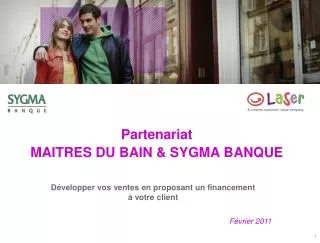 partenariat maitres du bain sygma banque