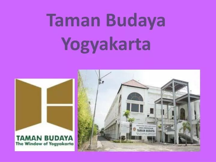 taman budaya yogyakarta