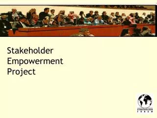 Stakeholder Empowerment Project
