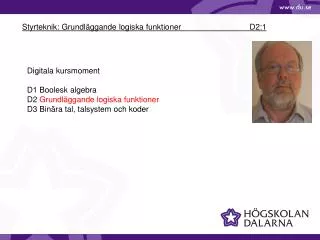 styrteknik grundl ggande logiska funktioner d2 1