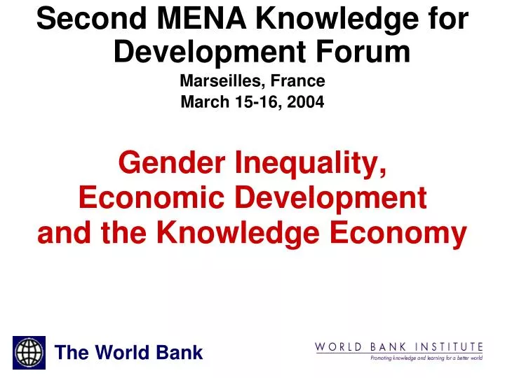gender inequality economic development and the knowledge economy
