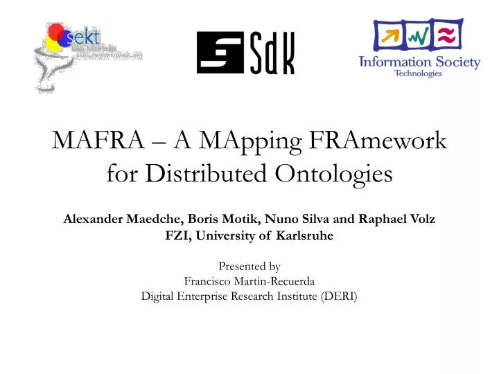 mafra a mapping framework for distributed ontologies