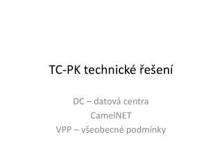 tc pk technick e en