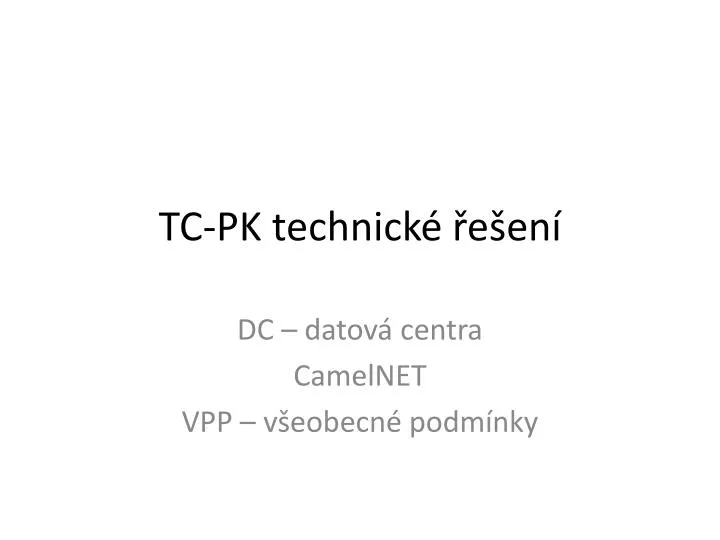 tc pk technick e en