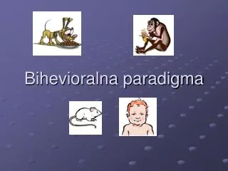 bihevioralna paradigma