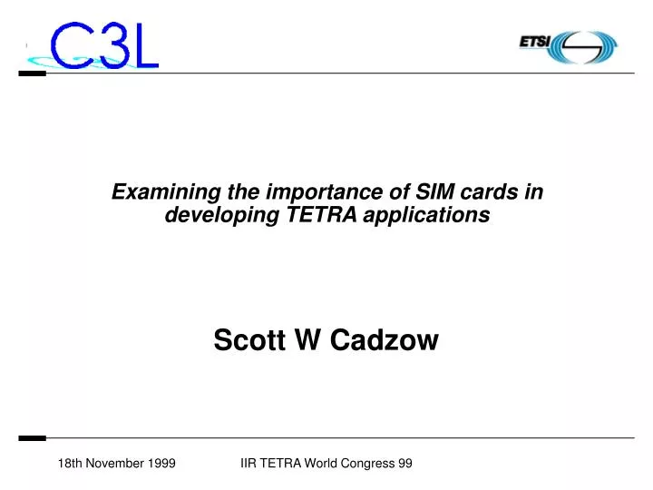 examining the importance of sim cards in developing tetra applications