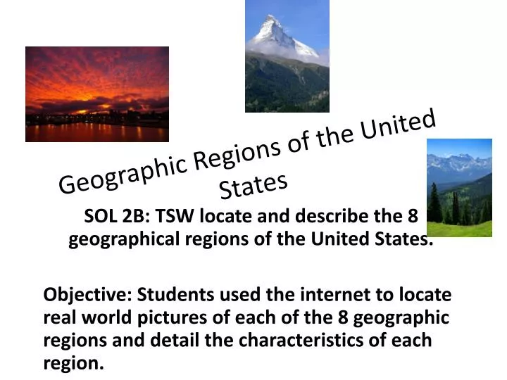 geographic regions of the united states