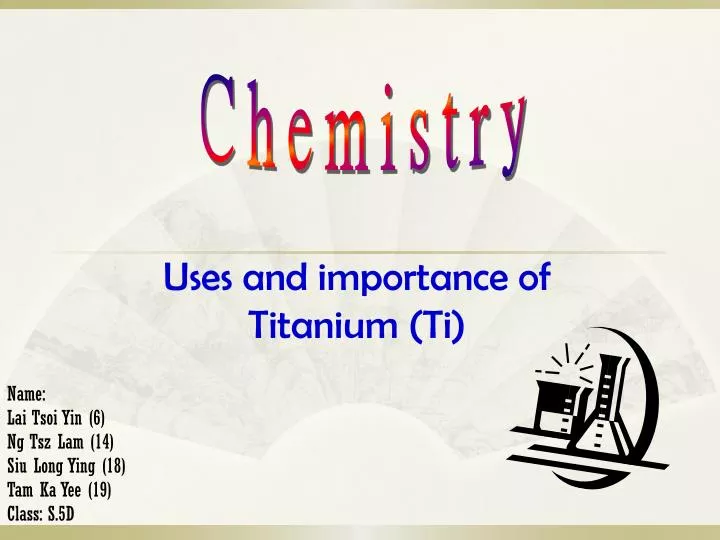 uses and importance of titanium ti