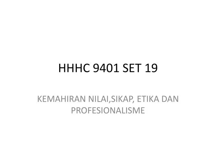 hhhc 9401 set 19