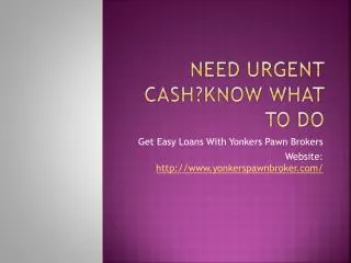 Get Easy Cash Pawn in NYC