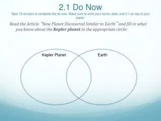 Kepler Planet