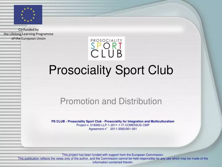 prosociality sport club