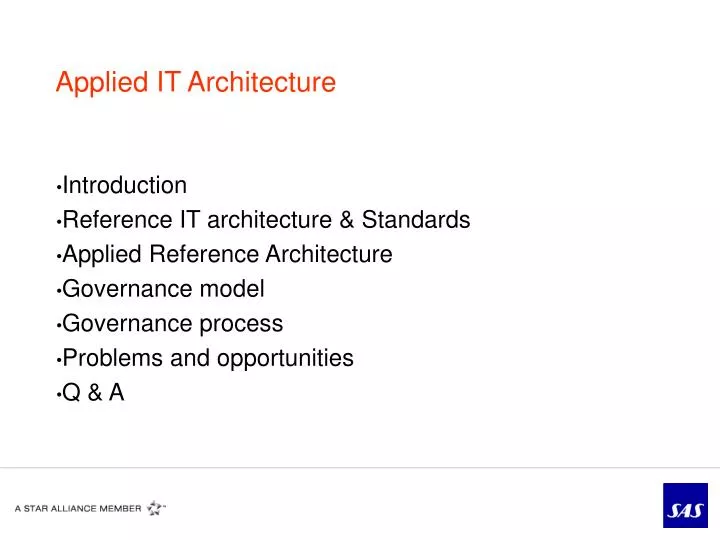 applied it architecture