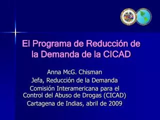 el programa de reducci n de la demanda de la cicad