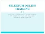 Selenium online training | Online Selenium Training in us - slide 1