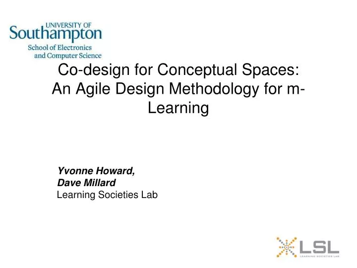 co design for conceptual spaces an agile design methodology for m learning