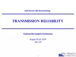 Transmission reliability