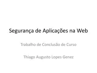 seguran a de aplica es na web