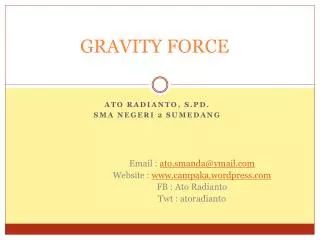 gravity force