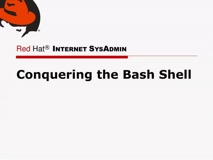 conquering the bash shell