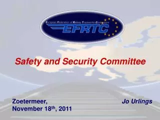 Safety and Security Committee