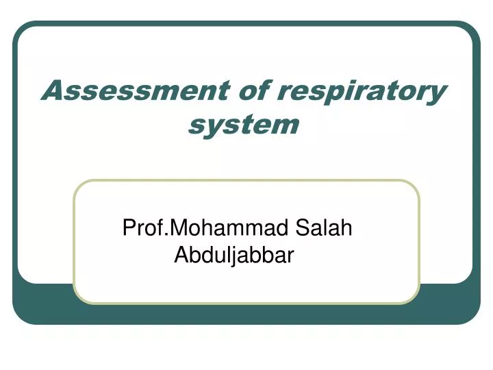 Exercise and Pulmonary Rehabilitation - ppt video online download