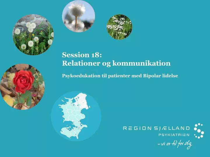 session 18 relationer og kommunikation psykoedukation til patienter med bipolar lidelse