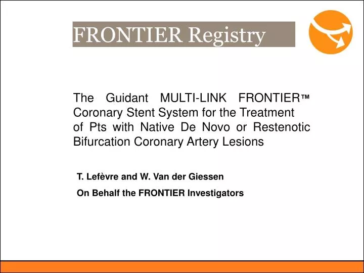 frontier registry