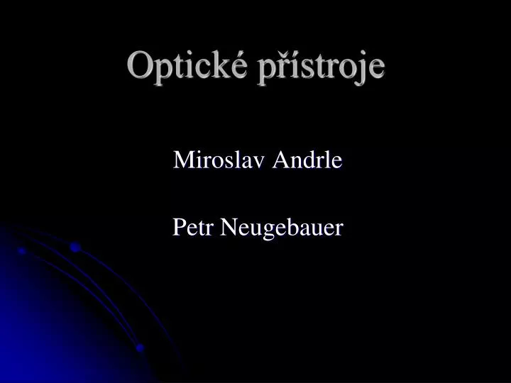 optick p stroje